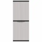 Outdoor Storage Cabinet Lockable Garden Garage Cupboard Adjustable Shelves 1.6m
