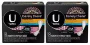 Kotex U Barely There Liners Thin 18 ct. (PACK OF 2) (2)