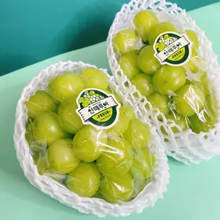 【小刀賣水果】韓國麝香葡萄  葡萄 葡萄禮盒 無籽葡萄 麝香葡萄