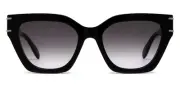 Alexander McQueen AM0398S Sunglasses Black Gray Gradient 53 New 100% Authentic