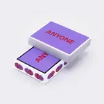 【千葉撲克】ANYONE粉紫 CAP LOGO ANYONE撲克牌 A1撲克牌 花切撲克牌 花切牌 收藏牌 魔術道具