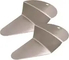 2 Pack First Slice Pie Spatula, Pizza Crust Cutter Tool, Stainless Steel
