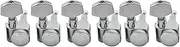 [Musiclily] Pro 6 inline 2-pins Full Metal Guitar Locking Tuners Guitar Tuning Pegs Keys Machine Heads Set for Fender Strat Tele Electric Guitar, Chrome