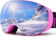 XCMAN Ski Snowboard Goggles UV Protection anti Fog Snow Goggles for Men Women Yo