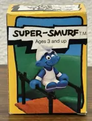Vtg Schleich Super Smurf Parallel Bars. 6716. Brand New, Sealed. HTF!