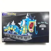 Mega Pokemon Gyarados Kinetic Motion Building Block Set Mattel HGC24 NEW