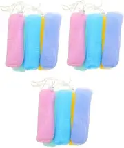 WEKADRIN Face Soap Pouch 15pcs Foaming Saver Deep Clean Skin Friendly Quick Dry Random Color