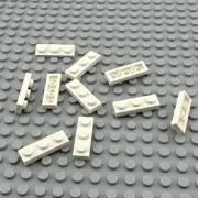 LEGO Plate - White - 1 x 3 - QTY x10
