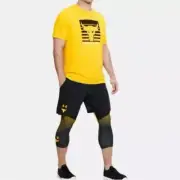 Under Armour Project Rock Men's 3/4 Compression Leggings Size S Training Black