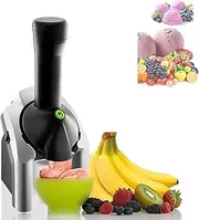 Ice Cream Machine, Electric Ice Cream Machine for Vegan, Dairy-Free Ice Cream, Easy to Clean, 200w Fruit Soft Ice Cream Machine, Suitable for Home, Children's DIY Ice Cream