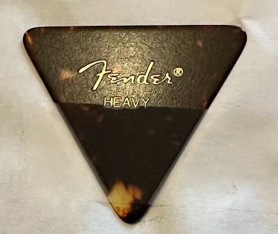 Fender Classic Celluloid 355 Shape Guitar Picks, Heavy, Tortoise Shell, 12-Pack
