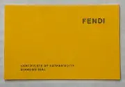 Fendi Original watch certificate of authenticity diamond dial