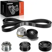 A-Premium Engine Serpentine Belt Drive Kit Compatible with Ford Crown Victoria & Mercury Grand Marquis, 2003 2004 2005-4.6L