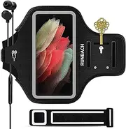 Armband for Samsung Galaxy S25 Ultra/S24 Ultra/S23 Ultra/S22 Ultra/S21+ 5G/S21 Ultra/S20 Ultra/Note 20 Ultra,Galaxy F16/F06/F05/A56/A36/A26/A16/M16/M06/M05/M55(Black)