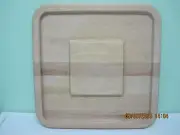 Solid Wood cheese/cutting board w cracker serving section