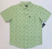 Men's Brixton Standard Fit Short Sleeve Button Front Shirt NEW