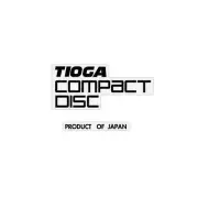 Tioga - Compact Disc black decal - Old school bmx