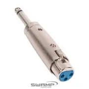 XLR FEMALE to MONO 6.35mm 1/4" MALE - Audio Adapter