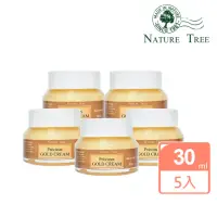 在飛比找momo購物網優惠-【Nature Tree】黃金賦活乳霜5入組(30mlx5)