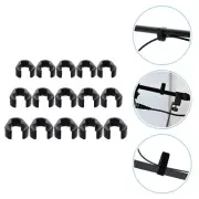 15 Pcs Microphone Gooseneck Clamps Cord Clips Wire Organizers for Cords