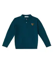 [Bonpoint] Bonpoint Darius wool polo sweater Y 14 blue