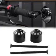 Handlebar Grips Cap Plug End Stainless Steel For Can-Am Ryker 900 Sport 2022-24