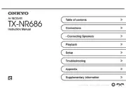 Onkyo TX-NR686 Tuner Owners Manual