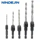 NINDEJIN Countersink Drill Bit Set Power Tools with 5 Piece