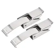 3.39-inch SUS304 Stainless Steel Draw Toggle Latch with Spring-steel Hook, 2 Pcs