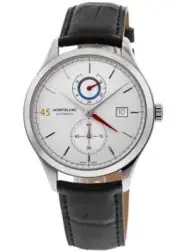 Montblanc Men's Heritage GMT 41mm Leather Automatic Watch MB114172