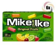 6x Packs Mike & Ike Original Fruits Flavors Chewy Flavored Candy - 4.25oz