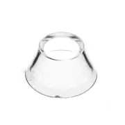 OnFireGuy Clear Reversible Cone Display Stands for Eggs, Spheres & Golf Balls