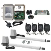 APC 24v LV Double Swing Gate Automation Smart APP Control WiFi Kit + 4 Remotes