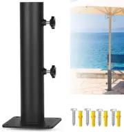 Patio Umbrella Bases Heavy Duty Umbrella Holder Outdoor Umbrella Base Stand For