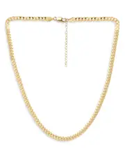 Aqua Cuban and Curb Link Chain Necklace, 16 - Exclusive