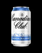 Canadian Club Soda & Lime - 6 Bottles
