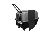 YES4PETS XL Plastic Kennels Pet Carrier Dog Cat Cage Crate With Handle and