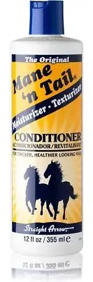 Mane 'N Tail Moisturizer Conditioner for Thicker Healthy Hair & Coats 12 oz.