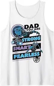 [Marvel] Black Panther Dad Attributes Word Stack Tank Top