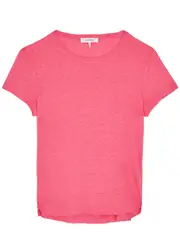 Frame Easy True Linen T-shirt - Pink - XL XL