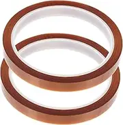 2pcs Heat Transfer Tape 320℃ High Temperature Resistant Insulation Tape for Soldering Wiring Insulation