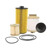 Motorcraft OEM Engine Oil with Cap and Fuel Filter Kit For Ford F-250 SD 6.0 V8 (for: Ford)