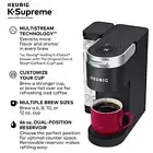 Keurig K-Supreme Single Serve K-Cup Pod Coffee Machine - Black Quiet Brew Tech