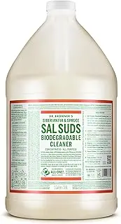 Dr. Bronner's - Sal Suds Biodegradable Cleaner - Sodium Lauryl Sulfate - All-Purpose Cleaner - Pine Scent - 3.8L