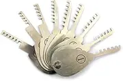 9pcs Comb Lock Pick Tools Rake Lock Pick Tools for Civil Lock (Tool)