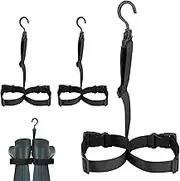Adjustable Boot Hanger Fishing Wader Boot Rack Hook Drying Stand Multi Functional Boot Dryer with Straps for Fishing Boots Accessories Ideal for Hanging and Drying Waders and Boots (3)