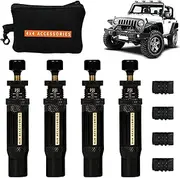 Off Road Tire Deflators | Adjustable Tyre Air Down Tool, Auto-Stop 4x4 Spin- Tire Inflator Tool (10-30 PSI) Rapid for Truck, Pickup, Offroad