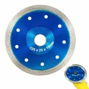 125mm 5" Angle Grinder Disc Thin Diamond Dry Cutting Disc Porcelain Tile Turbo