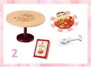 Re-Ment Miniature Crayon Shin Chan Cafe 800 Yen rement G02