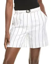 Nicholas Lavina Linen-Blend Short